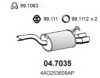 AUDI 4AO253609AP End Silencer